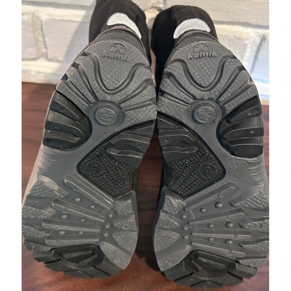 Kamik Kids Waterproof Winter Boots‎ Black Toddler Size 8 Waterbug Snow Rain Sled